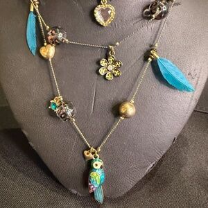 Betsey Johnson Parrot Necklace